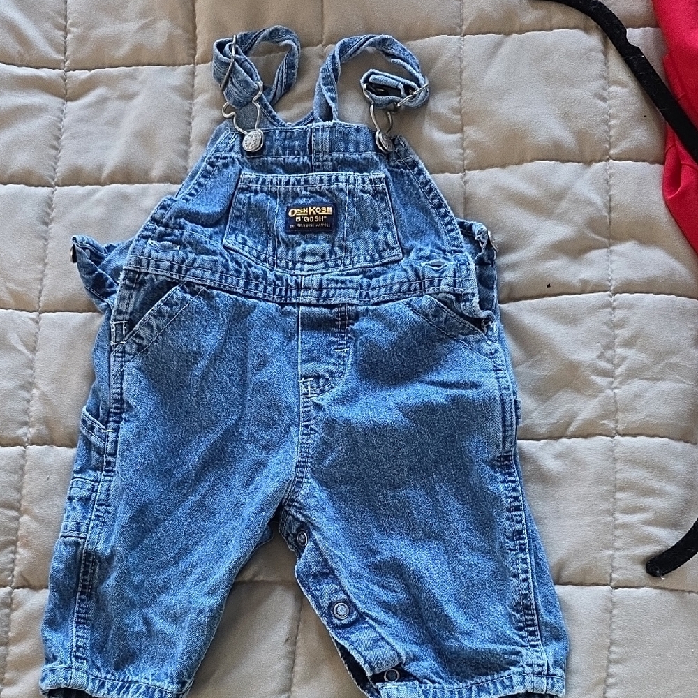 OshKosh B'gosh Classic Blue Overalls for Kids